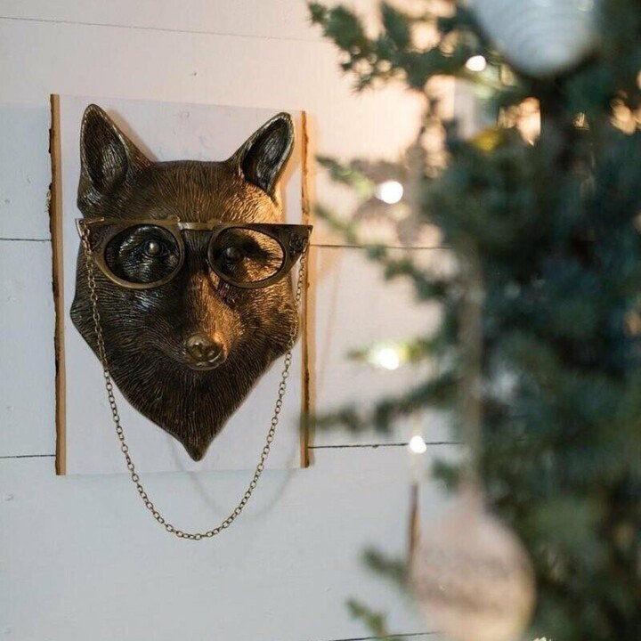 Muis dierenhoofd muurdecoratie, klein maar fijn woonaccessoire voor een subtiel speels accent.