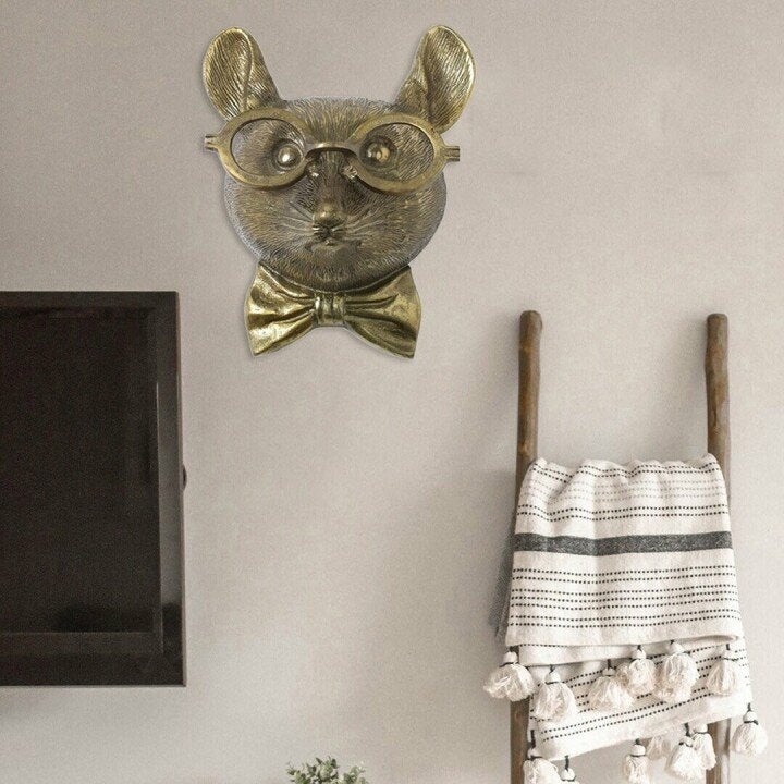 Beer dierenkop muurdecoratie, handgemaakte kunst voor een avontuurlijk thema. Robuuste WallCritter.