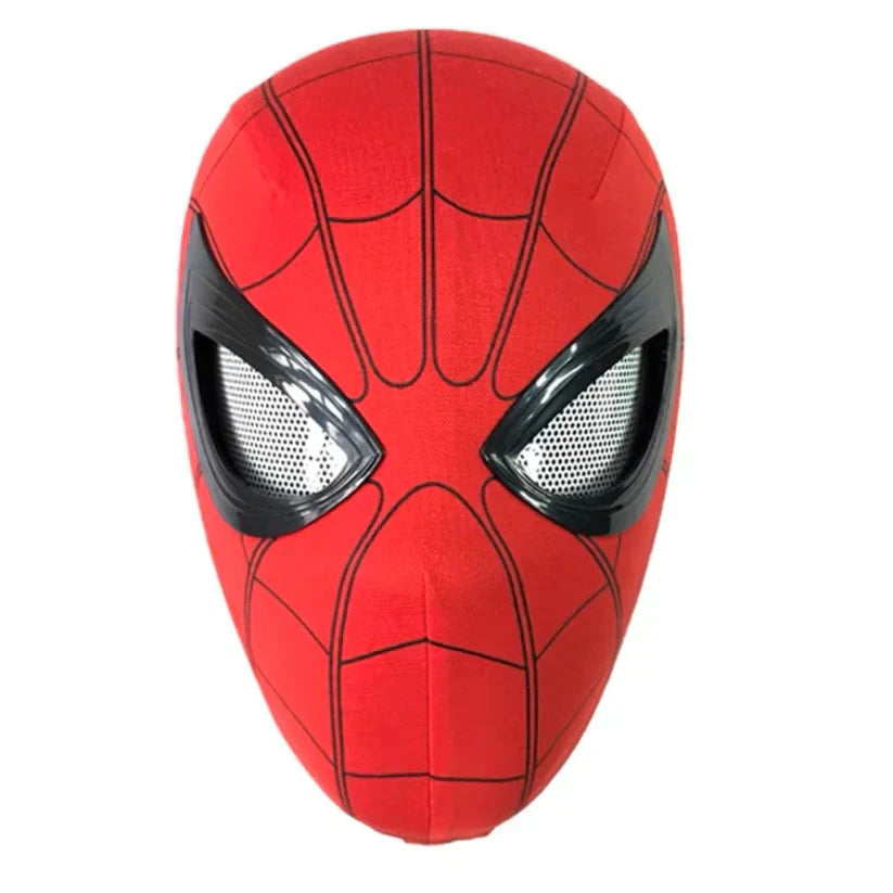 Spider-Man masker met bewegende ogen, geschikt voor kinderen, handmatige en elektrische bediening, ideaal voor kostuums.