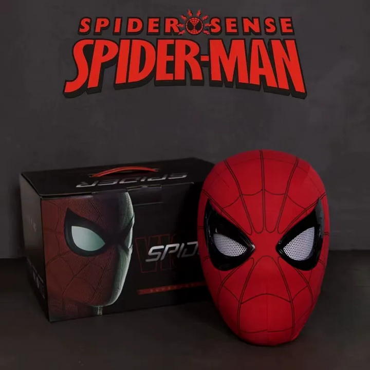 Spider-Man masker met bewegende ogen, geschikt voor kinderen, handmatige en elektrische bediening, ideaal voor kostuums.