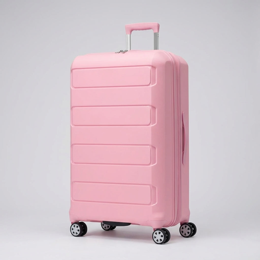 Stapel SpinCore hardshell uitbreidbare reiskoffers. Ruime en duurzame bagage voor zorgeloos reizen.