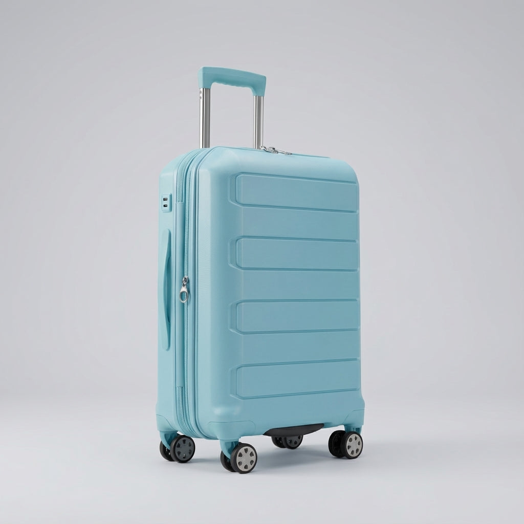 Uitbreidingsfunctie op de SpinCore hardshell spinner koffer. Extra ruimte voor je reiskoffer bagage.
