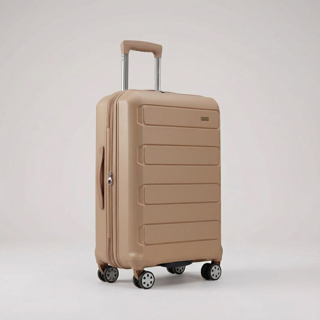 SpinCore handbagage koffer, lichtgewicht hardshell spinner perfect voor korte reizen. Duurzame reisbagage.