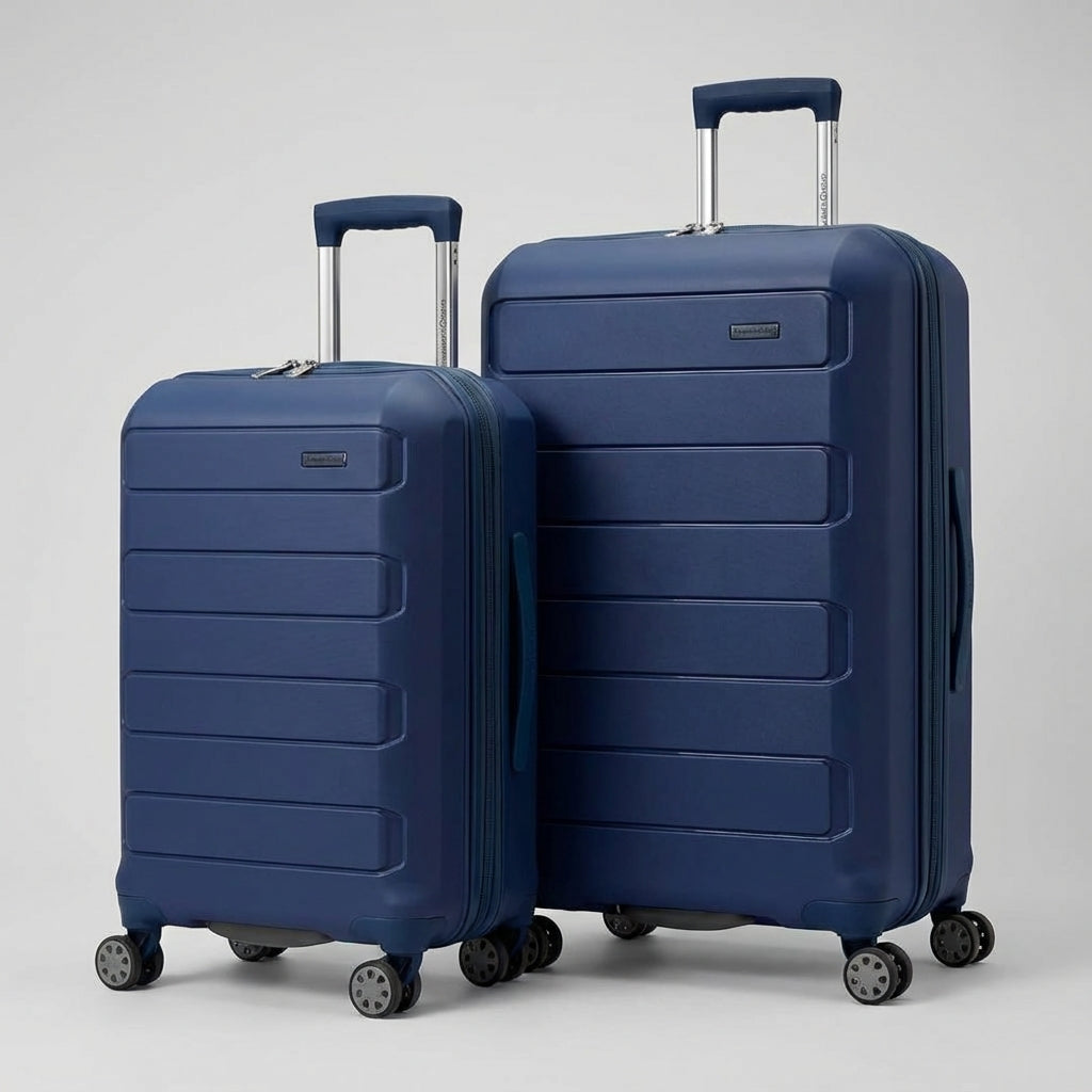 Veilige SpinCore hardshell reiskoffer, uitbreidbare spinner bagage voor zorgeloos reizen.