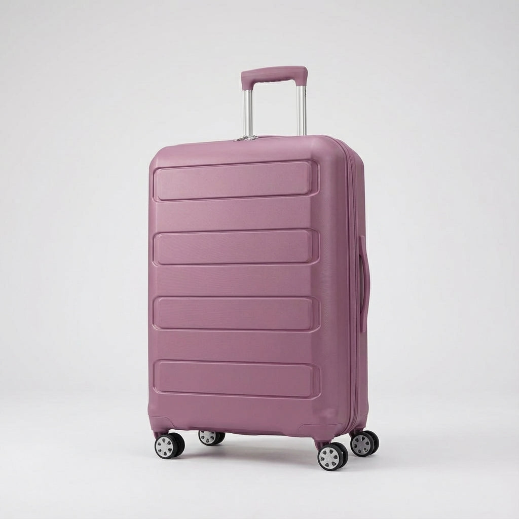 SpinCore koffer set van hardshell spinners, diverse maten voor al je reisbehoeften. Duurzame bagage.