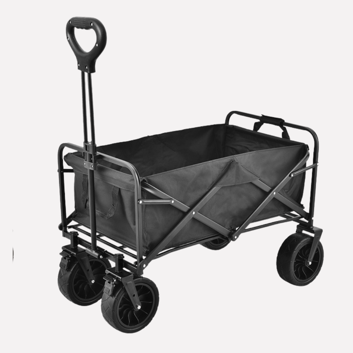 Multifunctionele camping transportkar AM1; zware duty hulpwagen voor tenten en benodigdheden.