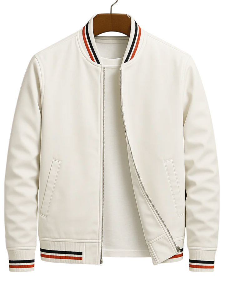 Stijlvol heren bomberjack met rits, ideaal voor een casual of urban look. Modieus en comfortabel.