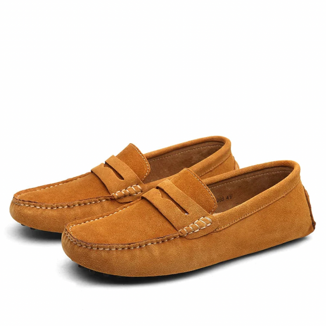 Comfortabele zwarte heren loafers, met stijlvol Italiaans design voor dagelijks gebruik.