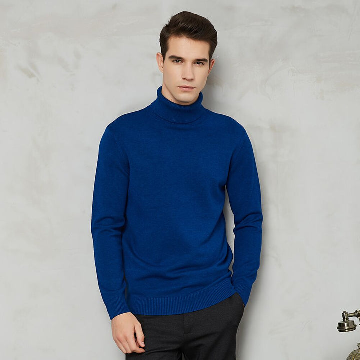 Stijlvolle, comfortabele heren coltrui in een effen kleur. Perfect voor herfst en winter, casual en elegant.