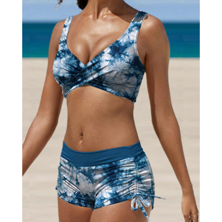 Figuurcorrigerende damesbikini, stijlvolle zwarte badkleding voor een comfortabele zomerse strandlook, ideaal voor beachwear.