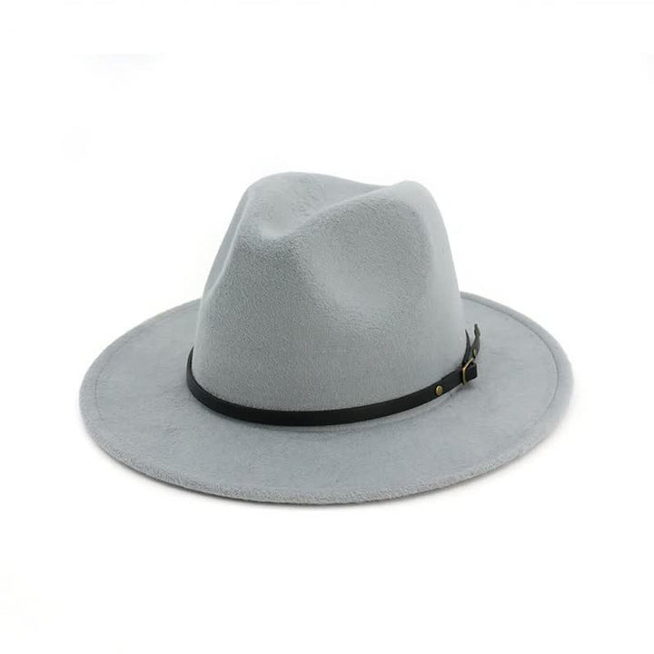 Verfijnde dames fedora, een tijdloos hoofddeksel dat nooit uit de mode raakt.