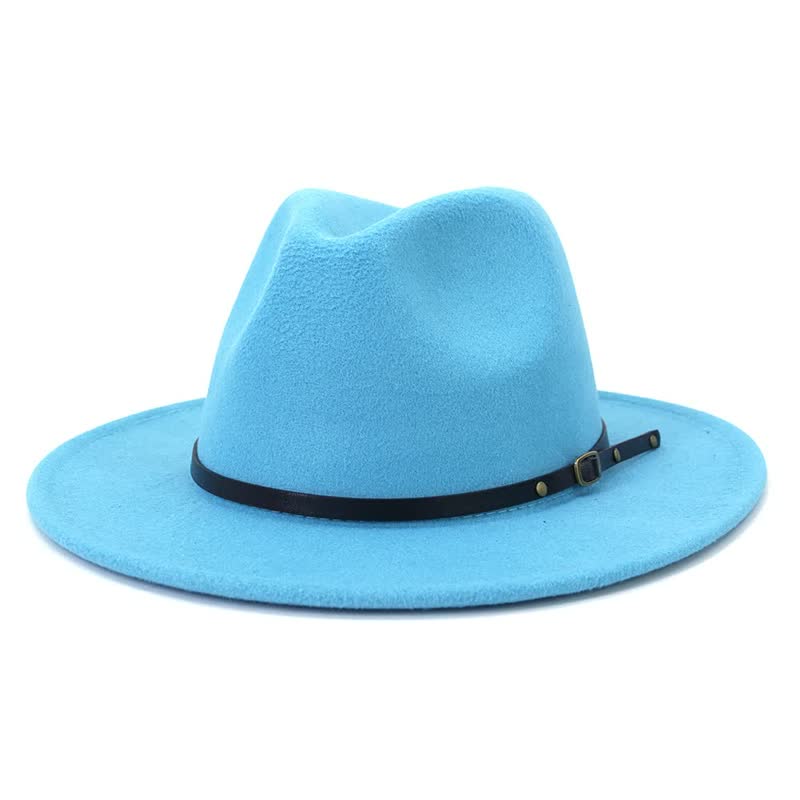 Stijlvolle dames fedora, ideaal voor een zonnige dag of een avondje uit.