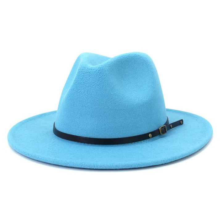 Stijlvolle dames fedora, ideaal voor een zonnige dag of een avondje uit.