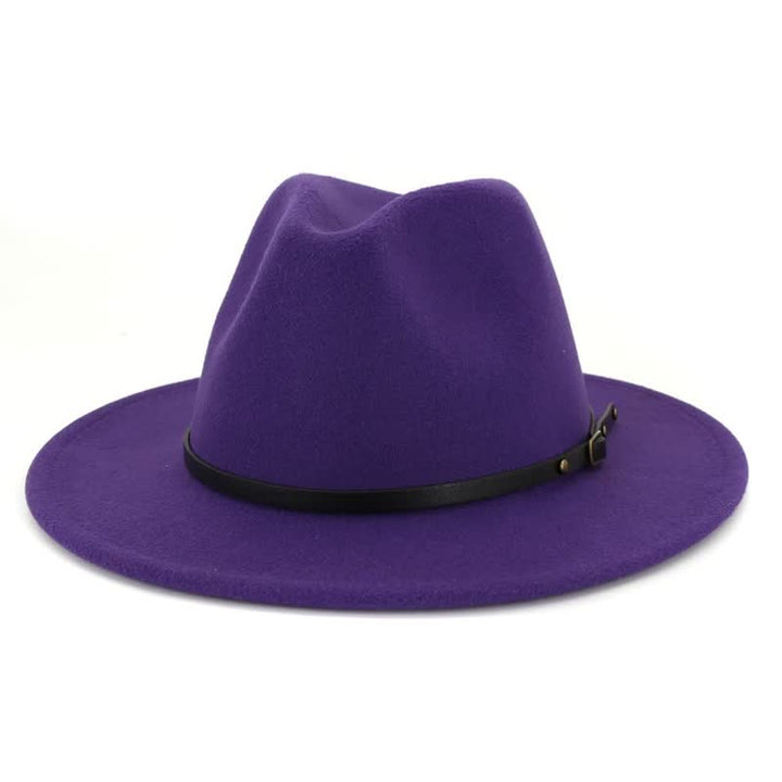 Moderne dames fedora hoed, een chic hoofddeksel dat comfort en stijl combineert.