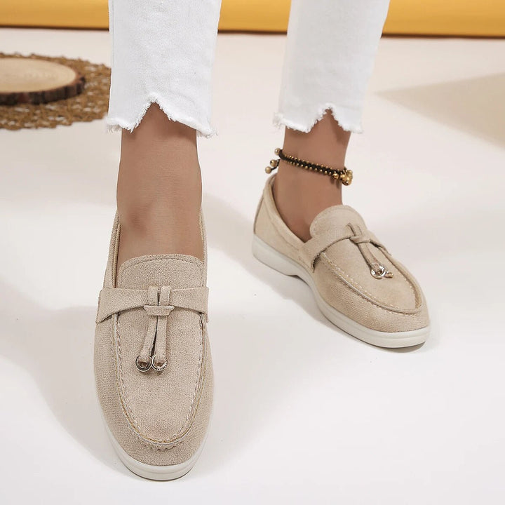 Dagelijkse dames instappers, comfortabele slip-on loafers perfect voor een actieve levensstijl met elegantie.