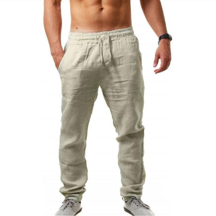 Stijlvolle en comfortabele Matthijs heren zomerbroek met losse pasvorm, ideaal voor casual zomerkleding.