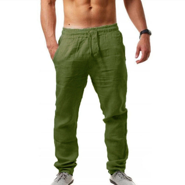 Veelzijdige Matthijs heren zomerbroek, stijlvol en comfortabel met een losse pasvorm voor diverse zomeroutfits.
