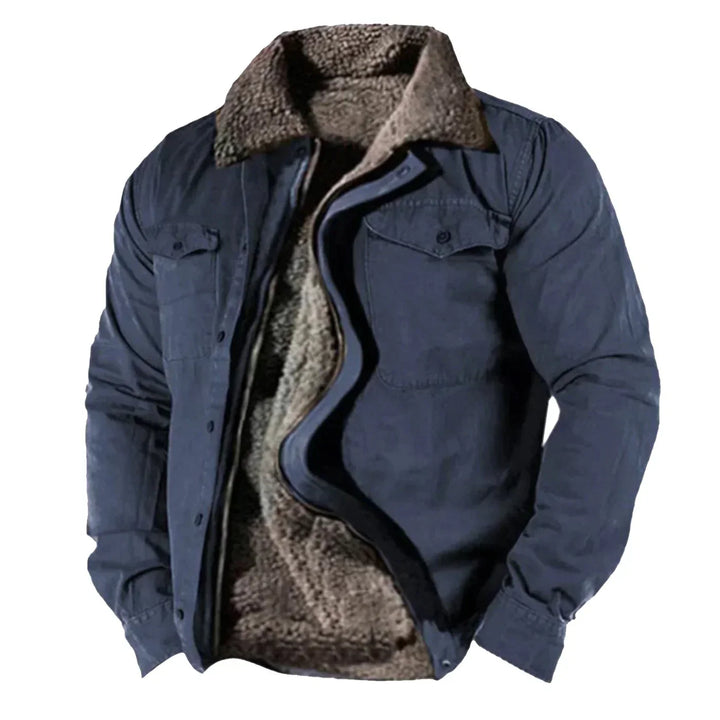 Gevoerde herenwinterjas Noah in moderne stijl, ideaal voor herenmode en outdoor gebruik tijdens de wintermaanden.