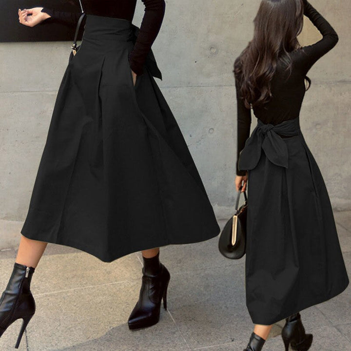 Trendy halflange dames rok (SedsSkirt I), stijlvol en ademend voor lente- en zomermode.