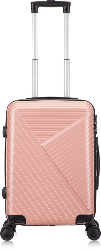 Handbagagekoffer Valencia voor korte reizen. Deze lichtgewicht harde koffer met wielen past perfect in de cabine.