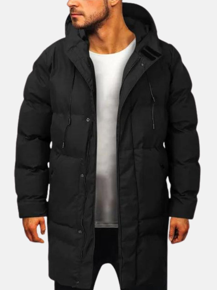 Stijlvolle heren parka jas, warm en winddicht, ideaal voor casual winterdagen.