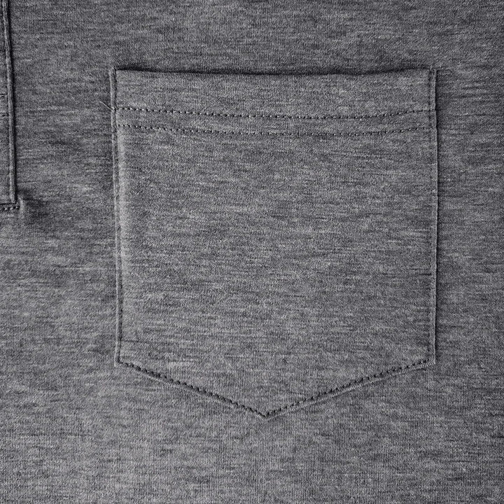 Klassieke heren polo met lange mouwen, casual & veelzijdig. Essentieel voor herfstmode.