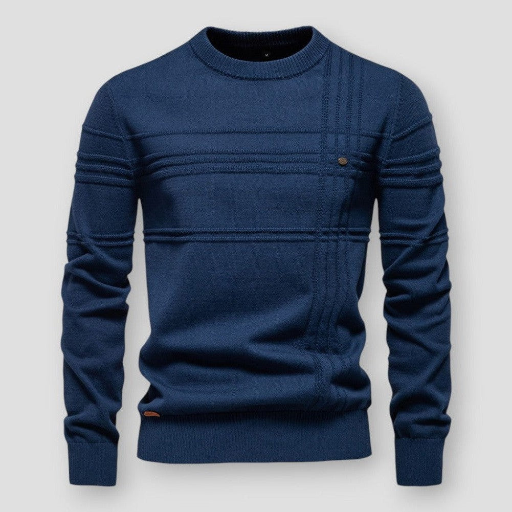 Casual herentrui met ronde hals voor dagelijks comfort; een essentieel item in heren kleding.