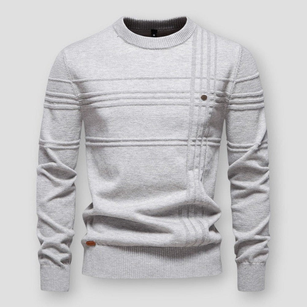 Heren ronde hals trui voor tijdloze stijl en optimaal comfort; een must-have voor elke garderobe.