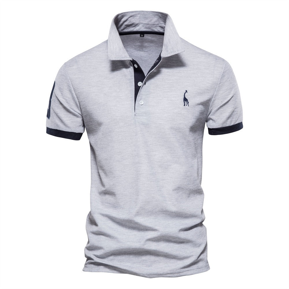 Comfortabele herenpolo met korte mouwen, perfect voor dagelijks gebruik. Stijlvolle en casual kleding.