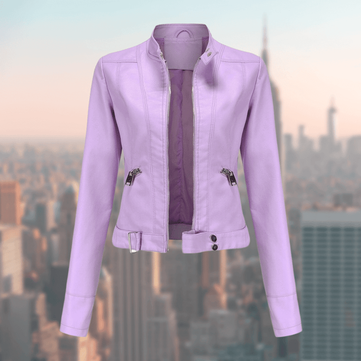 JaquelinesJacket: elegante leren damesjas, comfortabel en duurzaam, een must-have voor uw garderobe.