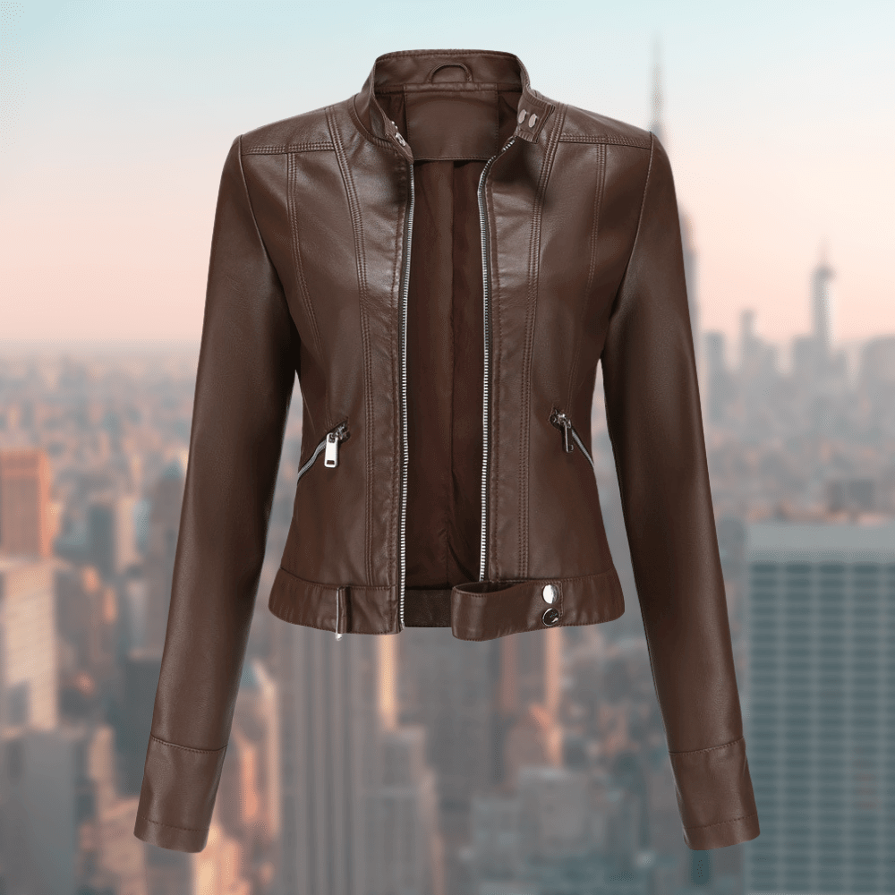 JaquelinesJacket leren damesjas. Stijlvol, comfortabel en veelzijdig. Trendy outerwear voor dames.