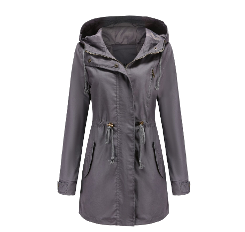 Veelzijdige Danicas winddichte damesjas, comfortabel voor lente, herfst, winter en koele zomeravonden.