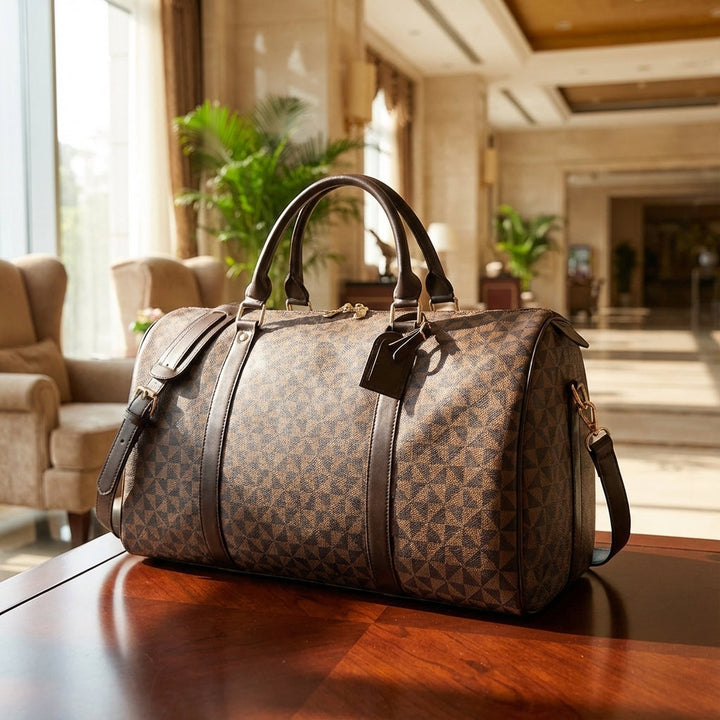 Stijlvolle unisex luxe weekendtas Urbanrove, perfect voor reizen en korte trips.