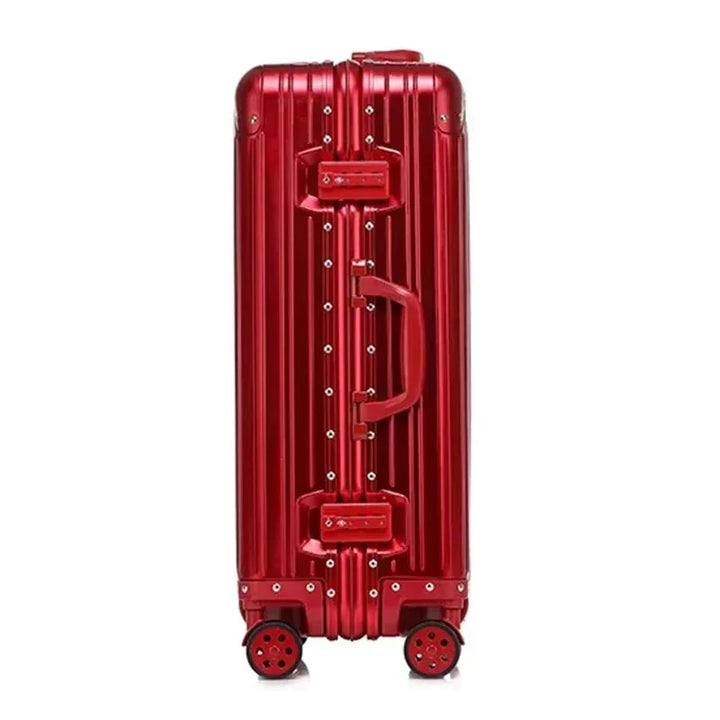 Stijlvolle Berlin aluminium magnesium zakenreiskoffer, robuust en perfect voor zakelijke reizen. TSA slot.