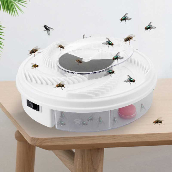 Stille elektrische vliegenvanger USB. Effectieve insectenval voor huis, keuken. Milieuvriendelijke muggen- & fruitvliegenbestrijder.