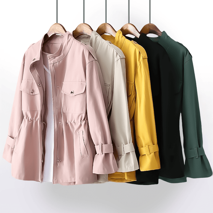 Stijlvolle dames vrijetijdsjas, veelzijdig, eenvoudig, warm, lange mouwen, comfortabele pasvorm, ideaal voor winter en dagelijks gebruik.