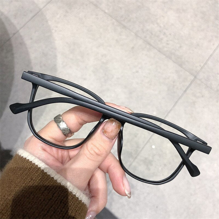 Damesbril met blauwlichtfilter, mat grijs, -1.0 dioptrie, modern en tijdloos design, lichtgewicht kunststof montuur, ideaal voorbeeldschermen