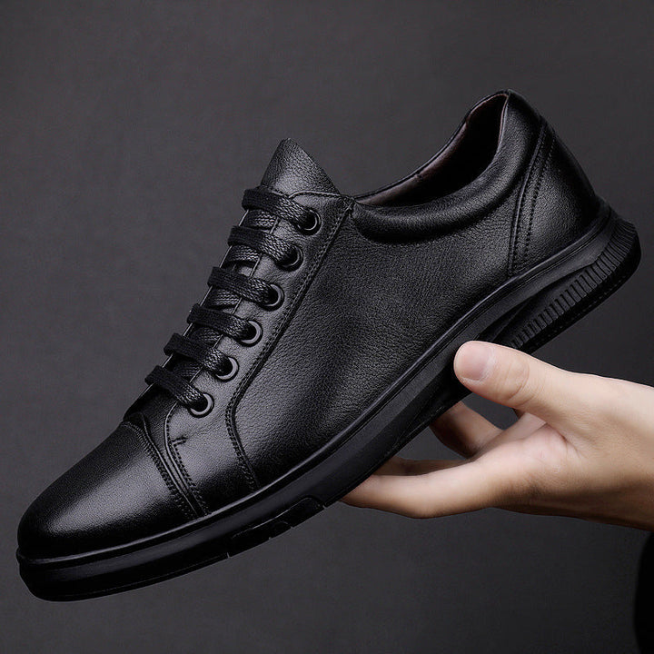 Stijlvolle heren board schoenen in zwart-wit, strak design, geschikt voor dagelijks gebruik en speciale gelegenheden, hoge kwaliteit, comfortabel.