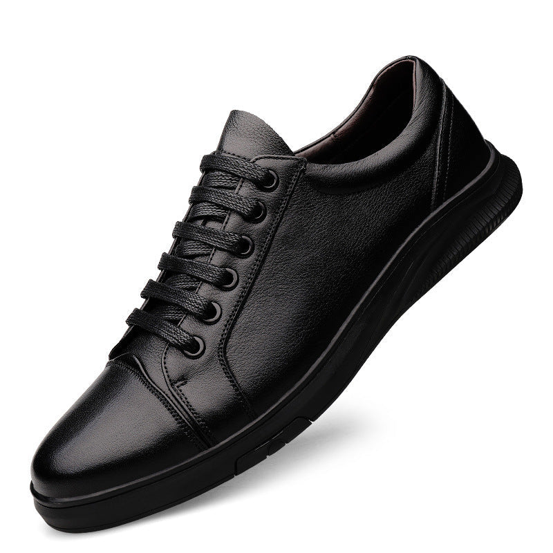 Stijlvolle zwarte heren board schoenen, elegant en functioneel voor de moderne man.