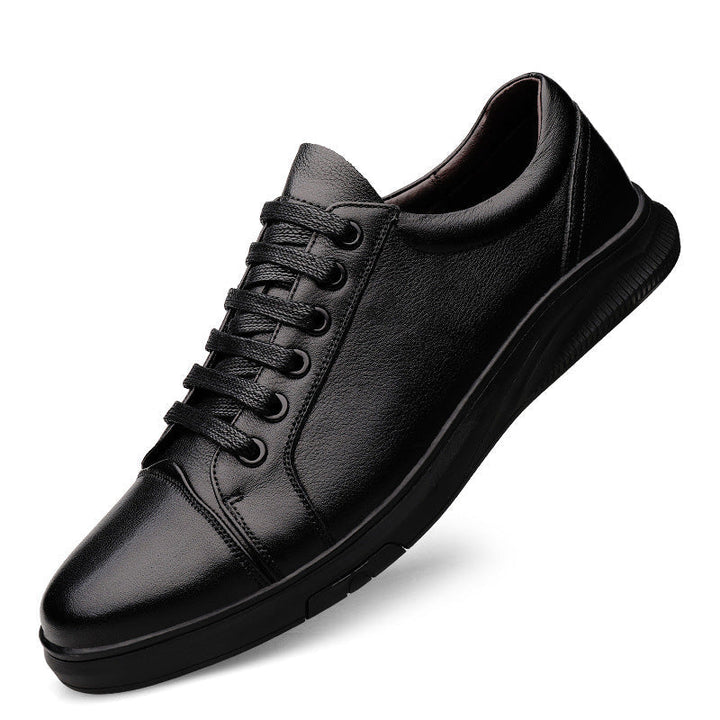 Stijlvolle zwarte heren board schoenen, elegant en functioneel voor de moderne man.