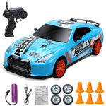 Nissan GTR Blauw