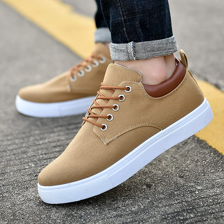 David model heren sneakers, comfortabel en stoer voor dagelijks gebruik, met witte zool.