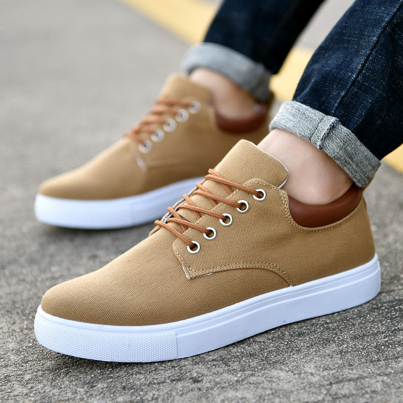 David heren sneakers voor dagelijks gebruik, comfortabel, stijlvol en met witte zool.