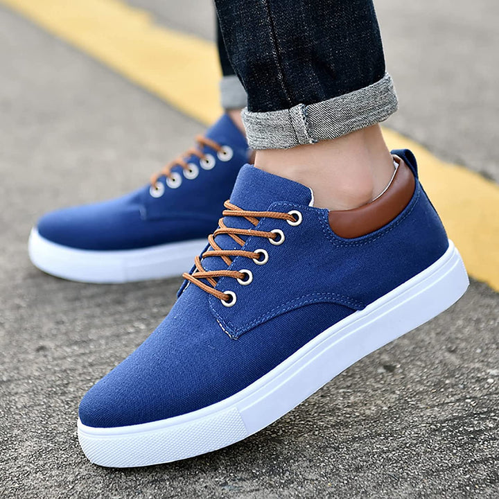 David model heren sneakers, een stijlvolle toevoeging aan elke garderobe, met witte zool.