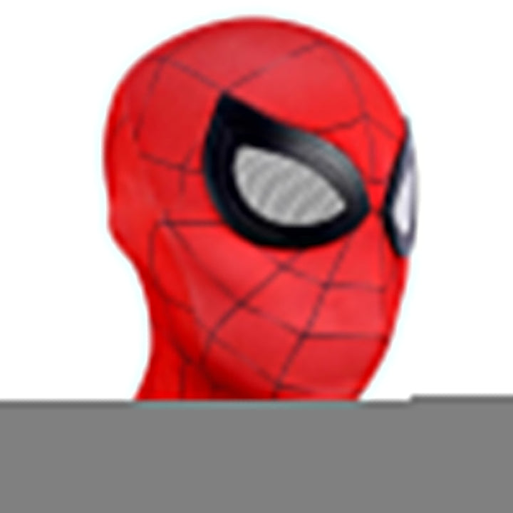 Superheldenmasker voor kinderen met spinnenwebdesign, ideaal voor rollenspellen en kostuumfeestjes, in Rood/Zwart of Zwart/Rood