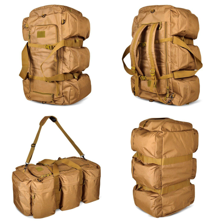 Grote TactiCarry reistas: perfecte duffeltas voor bagage, kamperen en sport. Waterbestendig en robuust.