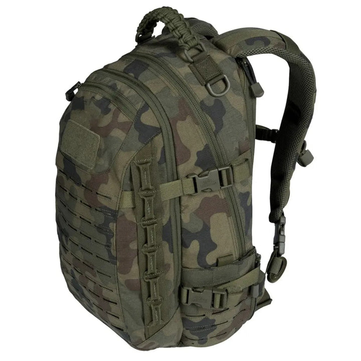 Tactische rugzak Explorer, robuust ontwerp, 30L, legergroen, ideaal voor outdoor avonturen, meerdere vakken, ergonomisch.