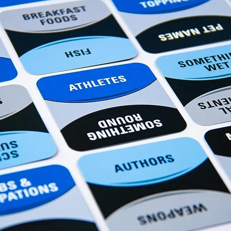 Tapple spellenset met draaibaar letterwiel en categoriekaarten, ideaal familiespel, bevordert snel denken en creativiteit