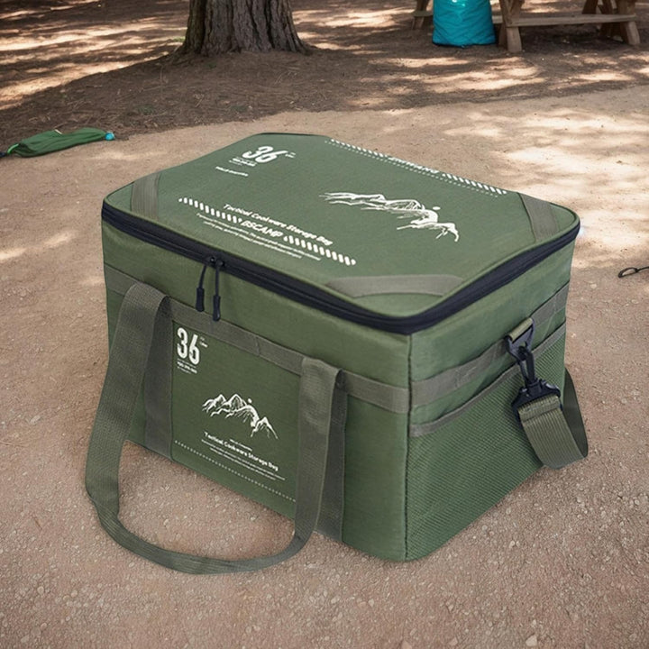 Tarvos duffeltas 36L: stevige opbergtas voor kamperen, outdoor en avontuurlijke reizen, inclusief tafel.