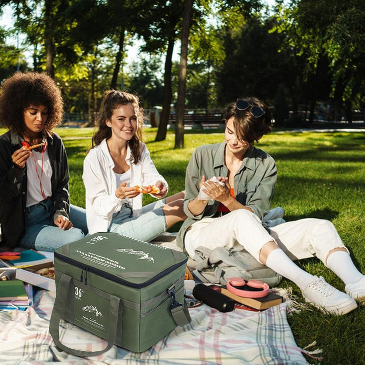 Handige 36L outdoor opbergtas/duffeltas, waterdicht en met afneembare tafel voor kamperen.